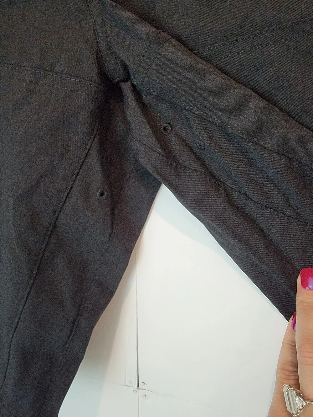 Gerry On The Go Black Stretch Cargo Hiking Shorts Size 36